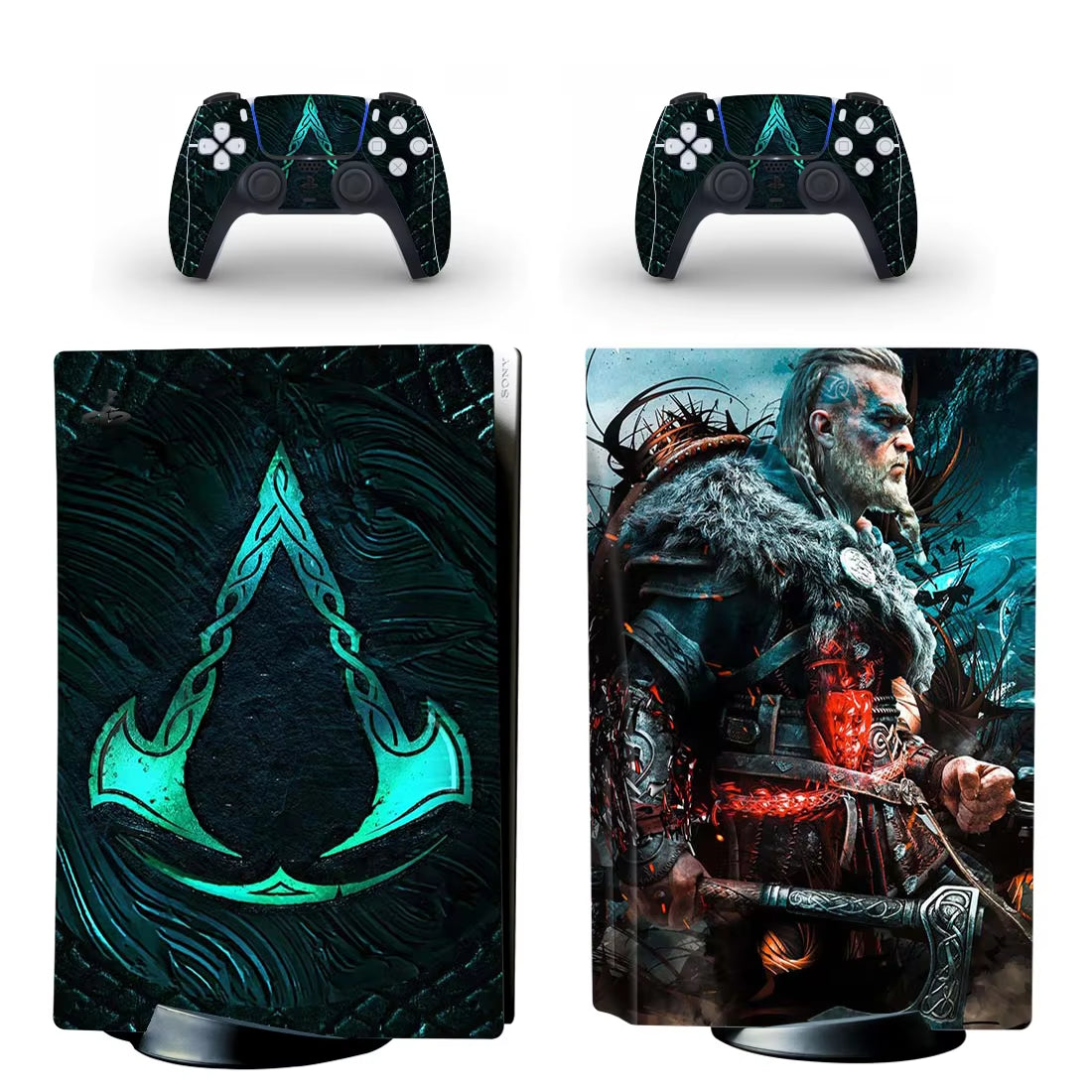 PS5 Standard Disc Skin Sticker Decal Cover for Console and Controller - Vinyl Skin for PS5 Disk