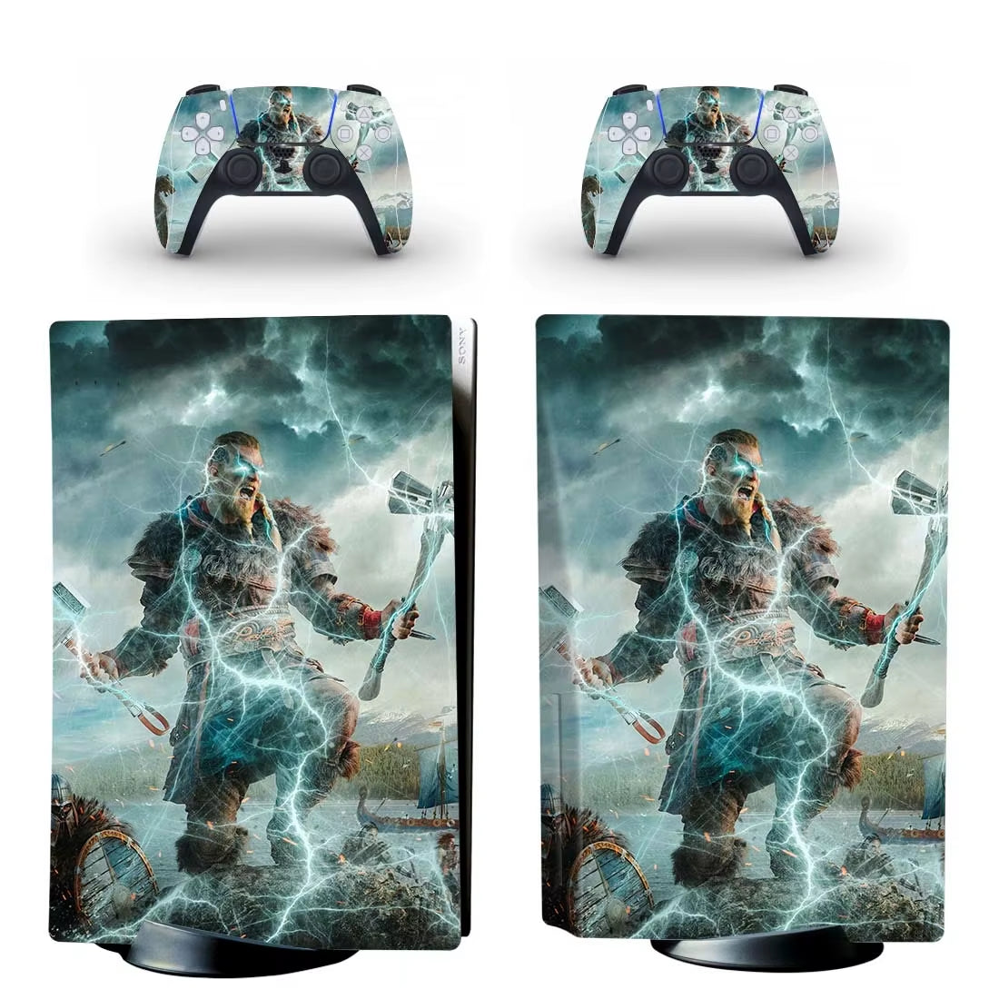 PS5 Standard Disc Skin Sticker Decal Cover for Console and Controller - Vinyl Skin for PS5 Disk
