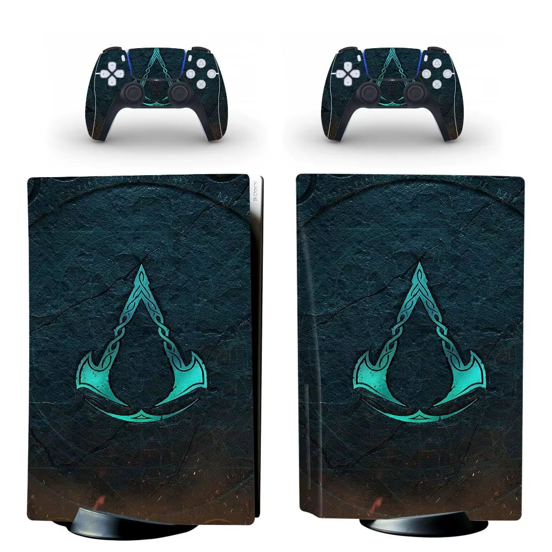 PS5 Standard Disc Skin Sticker Decal Cover for Console and Controller - Vinyl Skin for PS5 Disk