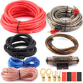 8 Gauge 1000 Watt Amp Wiring Kit with Speaker Wire,Rca Cable for Car Audio