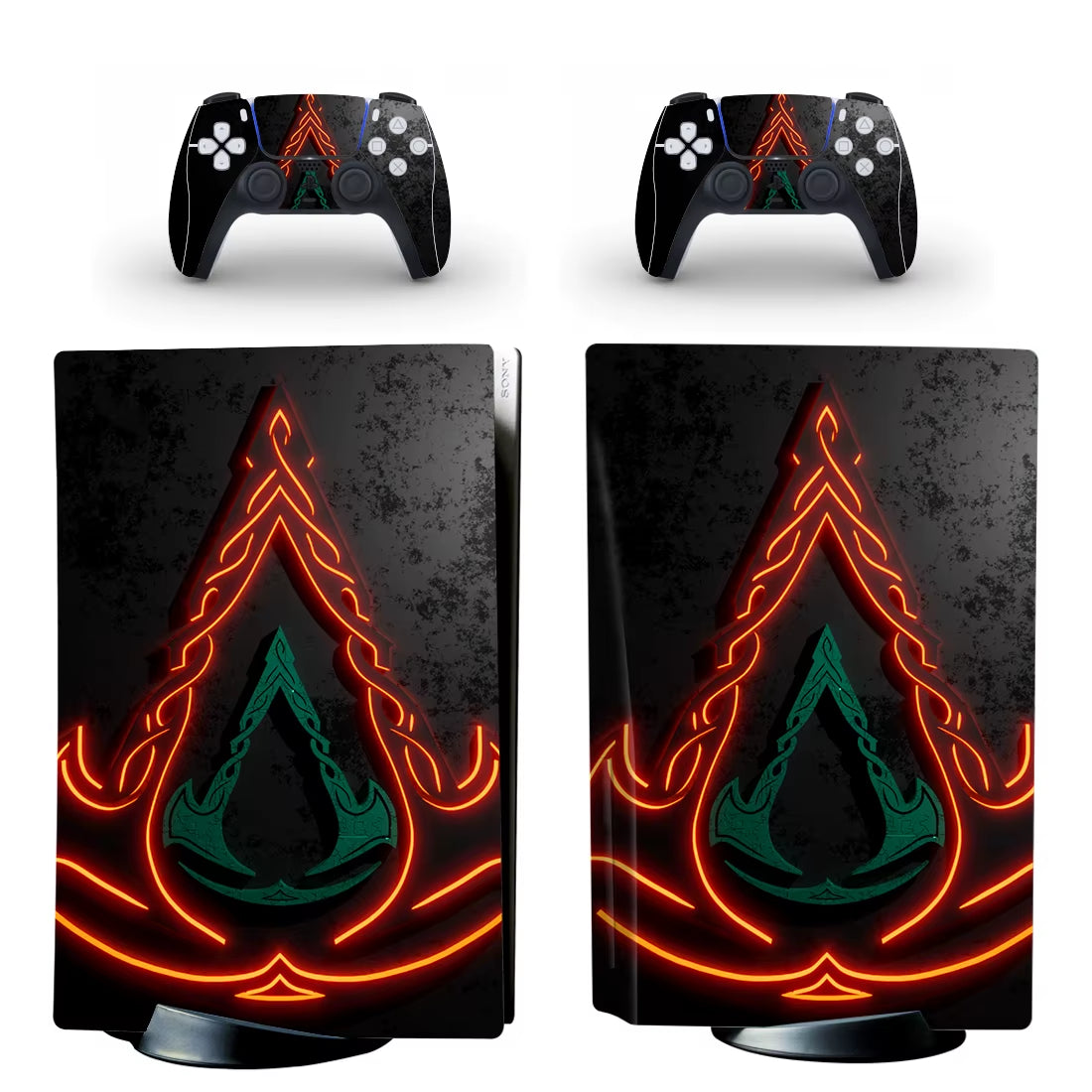 PS5 Standard Disc Skin Sticker Decal Cover for Console and Controller - Vinyl Skin for PS5 Disk