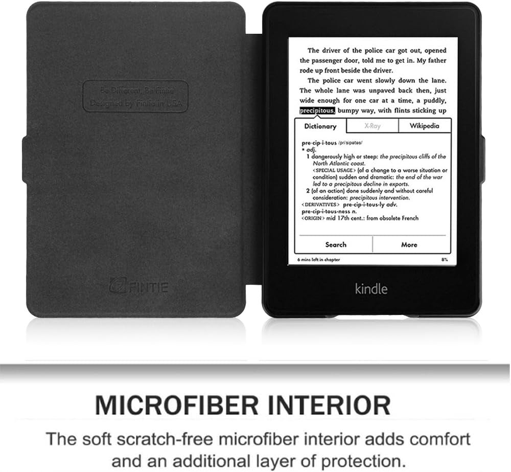 Slimshell Case for 6" Kindle Paperwhite 2012-2017, Turquoise