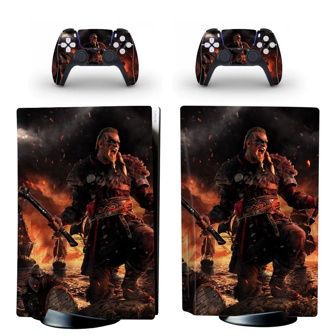 PS5 Standard Disc Skin Sticker Decal Cover for Console and Controller - Vinyl Skin for PS5 Disk