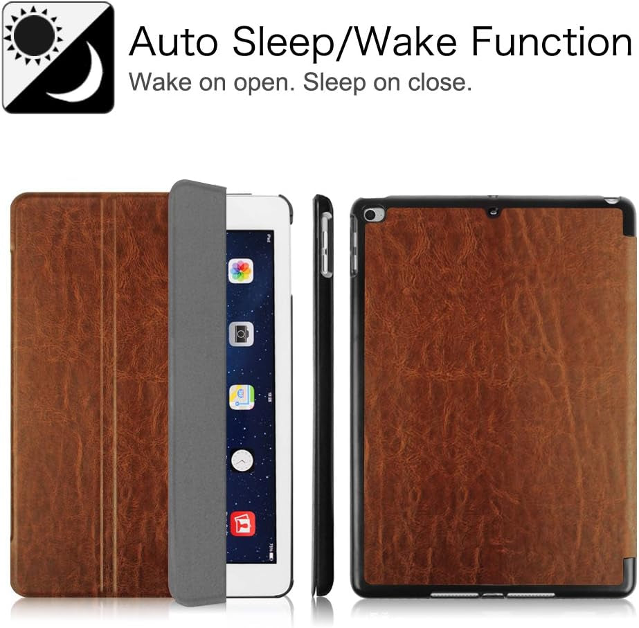 Slimshell Case for Ipad Air 2 9.7" - Ultra Lightweight Stand Smart Protective Cover with Auto Sleep/Wake Feature for Ipad Air 2, Vintage Antique Bronze