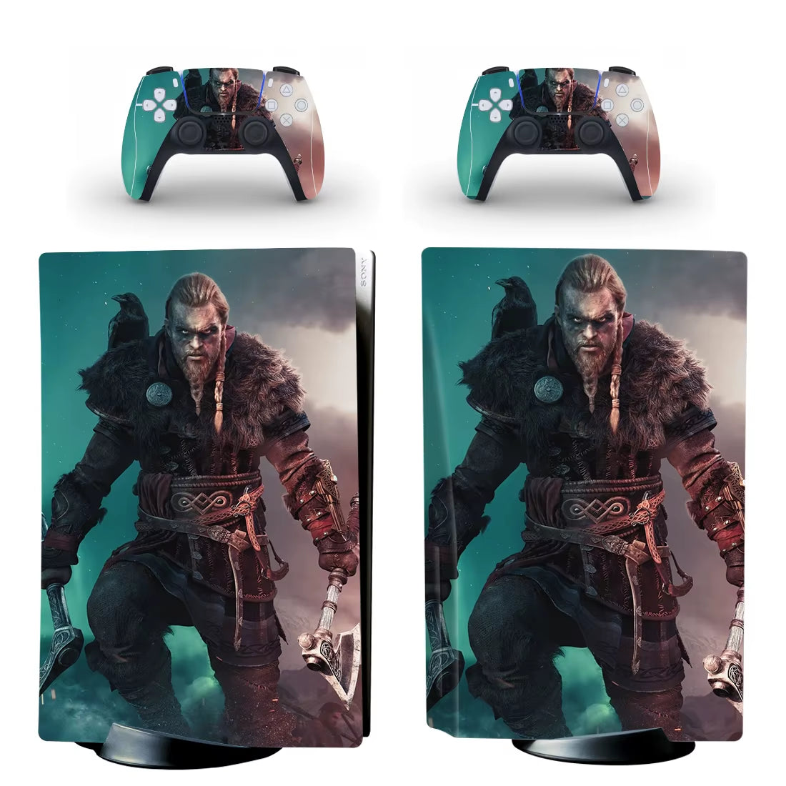 PS5 Standard Disc Skin Sticker Decal Cover for Console and Controller - Vinyl Skin for PS5 Disk