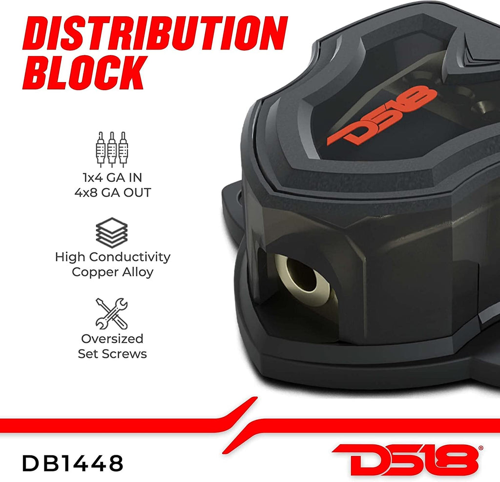 DB1448 AMPLIFIER 4 GAUGE DISTRIBUTION BLOCK