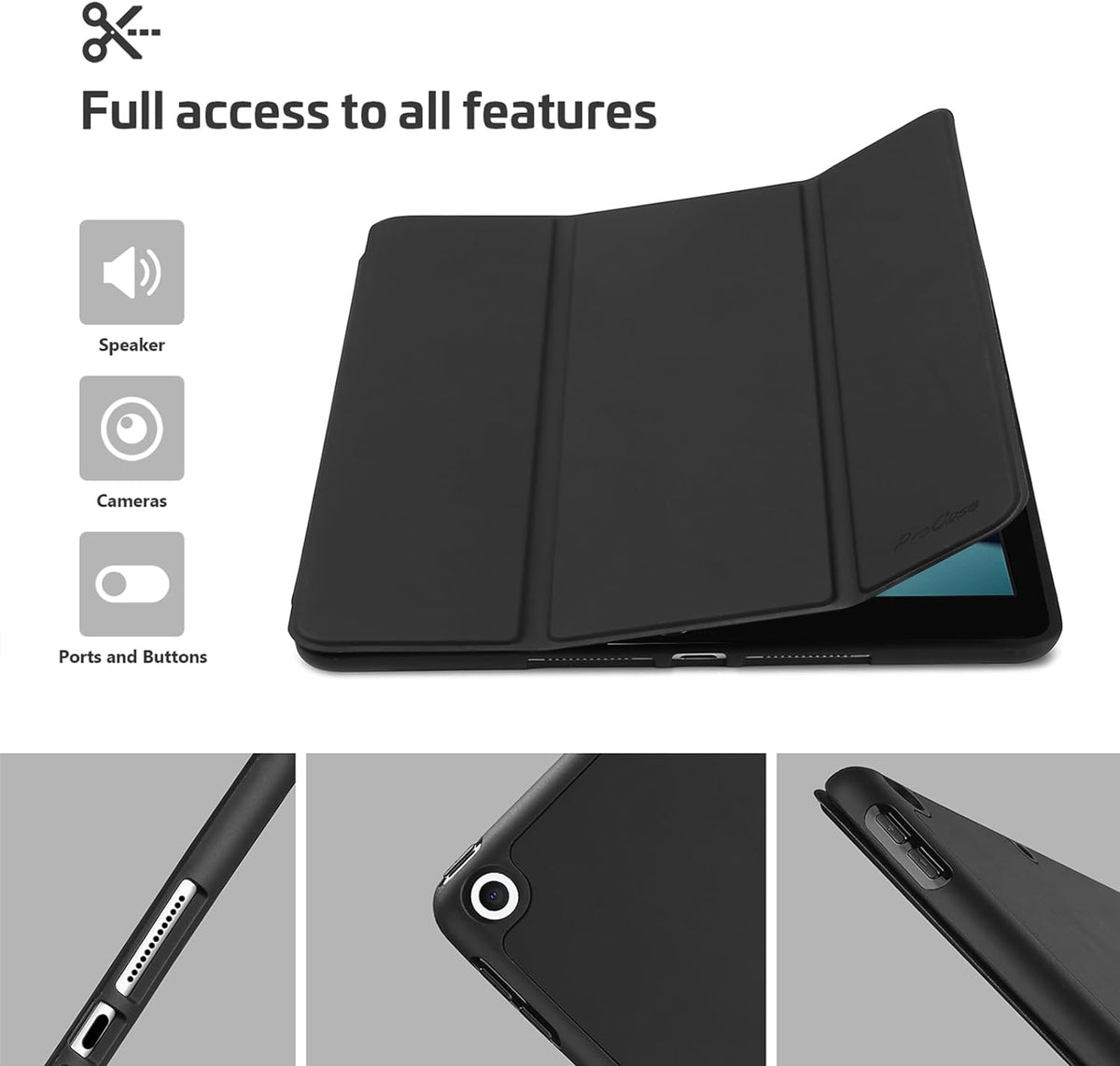 Smart Case for iPad 10.2" (9th/8th/7th Generation) - Black