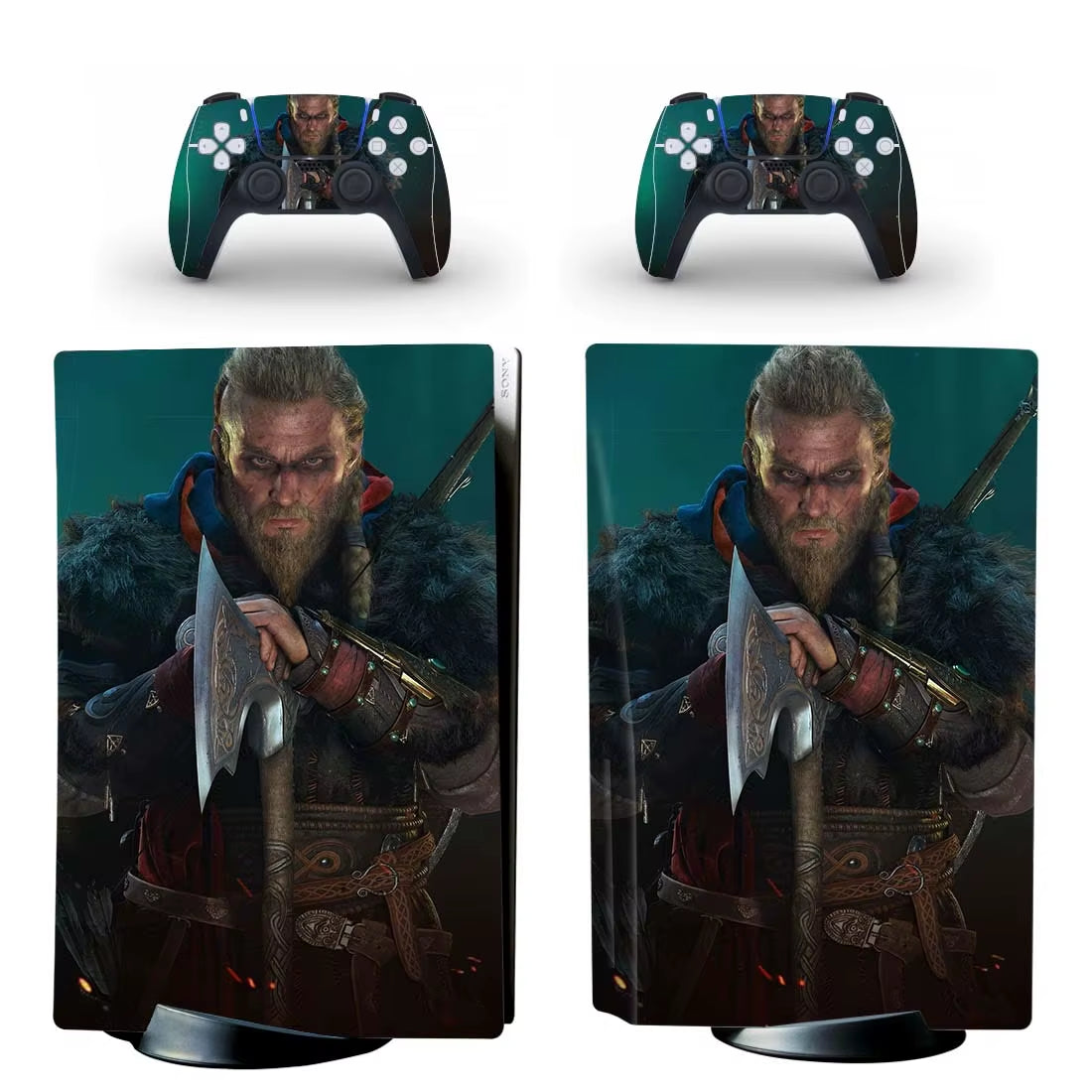 PS5 Standard Disc Skin Sticker Decal Cover for Console and Controller - Vinyl Skin for PS5 Disk