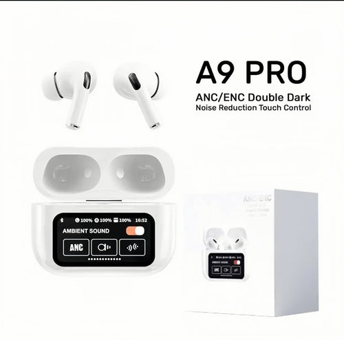 A9 AirBuds ENC/ANC Noise Reduction, Touch Control