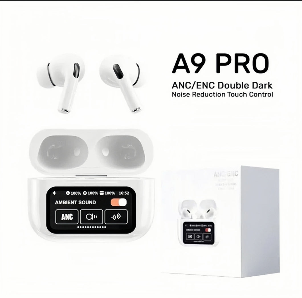 A9 AirBuds ENC/ANC Noise Reduction, Touch Control