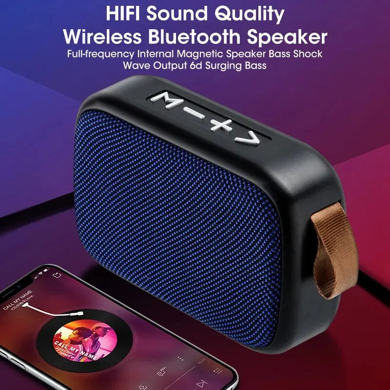 Portable Wireless Outdoor Subwoofer Mini Speaker with Cloth Design