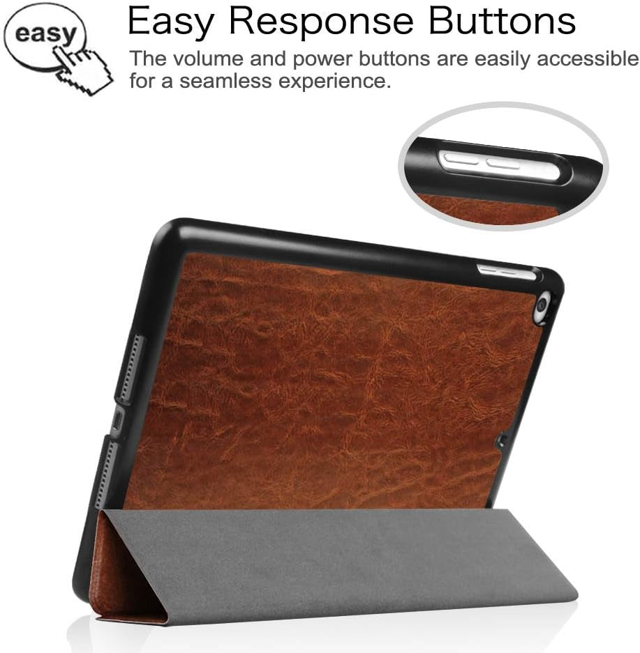 Slimshell Case for Ipad Air 2 9.7" - Ultra Lightweight Stand Smart Protective Cover with Auto Sleep/Wake Feature for Ipad Air 2, Vintage Antique Bronze