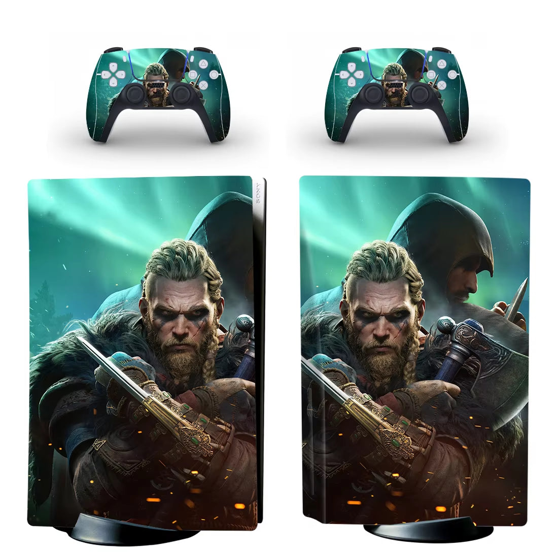 PS5 Standard Disc Skin Sticker Decal Cover for Console and Controller - Vinyl Skin for PS5 Disk