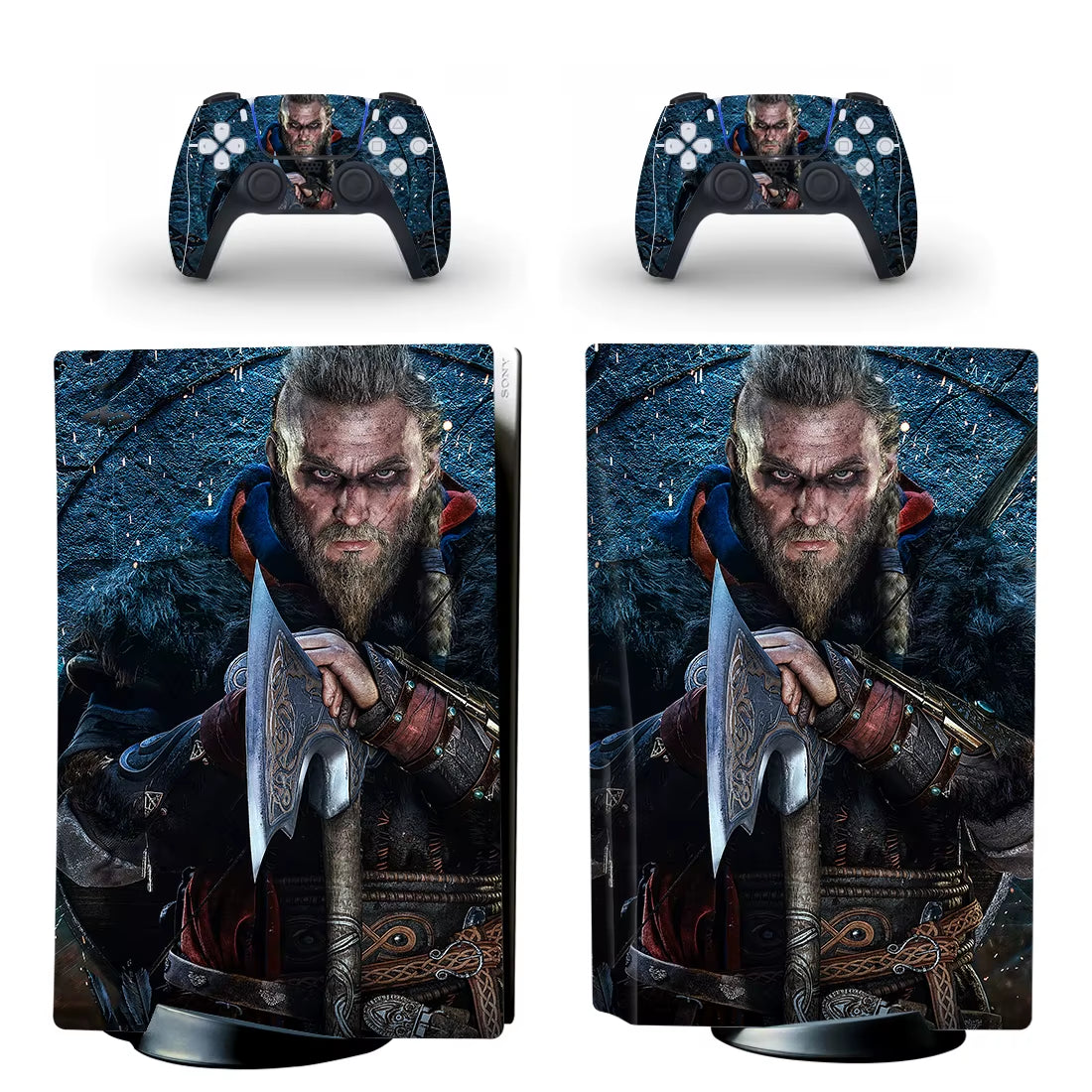 PS5 Standard Disc Skin Sticker Decal Cover for Console and Controller - Vinyl Skin for PS5 Disk